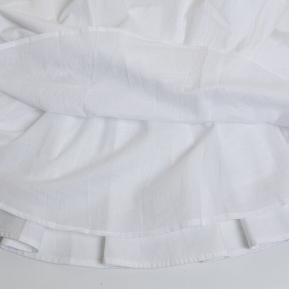 Aritzia Babaton Segment Poplin Dress Contour Cotton Micro White - Picture 9 of 13